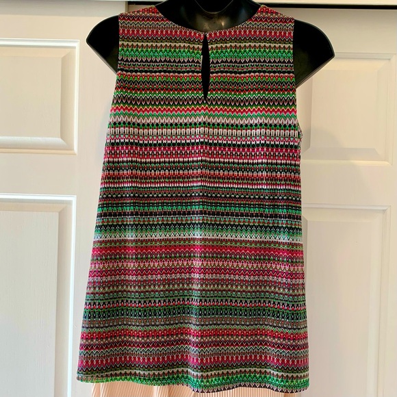 Lane Bryant flowy lined, tank top, abstract print sleeveless blouse, size 14/16 - Picture 4 of 5